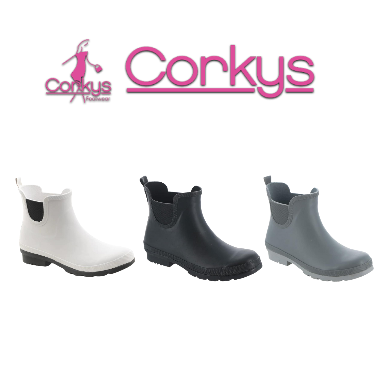 Corkys Womens Yikes Leopard Rain Boots Ankle Low Heel 12" Brown eBay