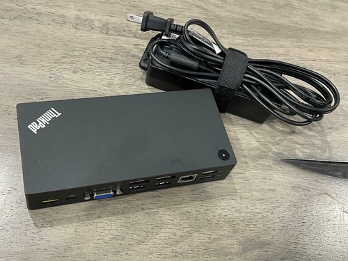 Lenovo Thinkpad USB-C Dock US - 40A90090US Docking Station 40A9 DK1633 - Picture 4 of 4