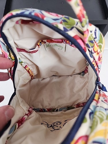 Vera Bradley lunch bag Multi Floral Colors Embroidered AB Good Condition - Picture 5 of 8