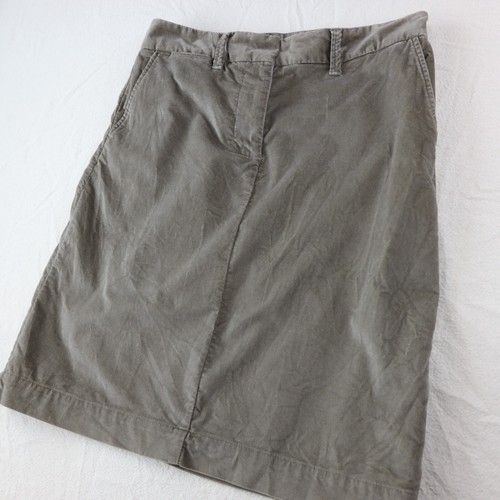 LL Bean Skirt Faux Suede Classic Straight Pencil Fall Taupe Neutral Womens 10 - Picture 2 of 10