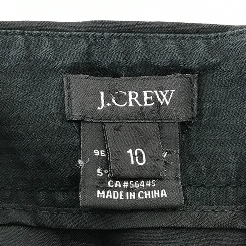 J. Crew No. 2 Falda Lápiz Para Mujer Talla 10 Negra Cremallera Trasera Elastizada Carrera Fiesta - Imagen 8 de 11