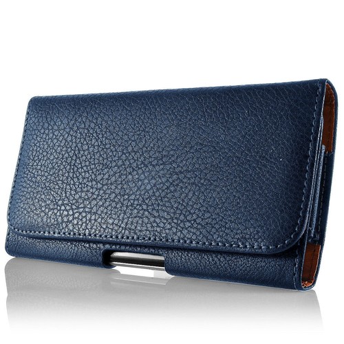 For Samsung Galaxy Phone Premium Leather Carry Pouch Belt Clip Loops Case Cover - Bild 30 von 36