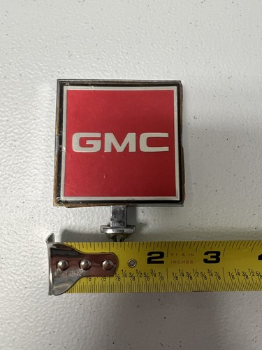 RARO ROSSO 1977 1978 1979 1980 GMC cappuccio ornamento emblema JIMMY SUBURBAN SQUAREBODY - Foto 11 di 12