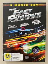 The Fast and the Furious Ultimate Collection 3 Disc Set Vin Diesel Paul Walker