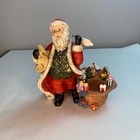 Partylite Santa Checking His List Tealight Candle Votive Holder Retired P9841
