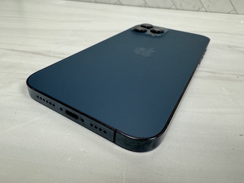 Apple iPhone 12 Pro Max 128GB Blue Xfinity Cracked Screen LCD Damage #47 - Afbeelding 8 van 10