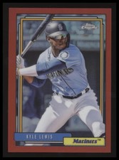 2021 Topps Chrome #TC92-42 Kyle Lewis 1992 Topps Redux Red 18/70