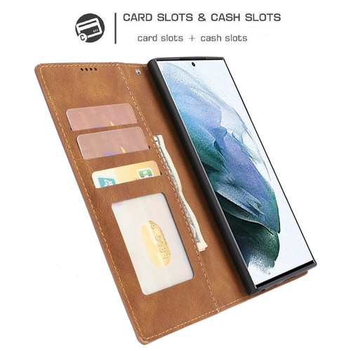 Funda billetera abatible de cuero para Samsung A14 A54 5G A51 A71 A13 A33 A32 A42 A52 A72 - Imagen 24 de 52
