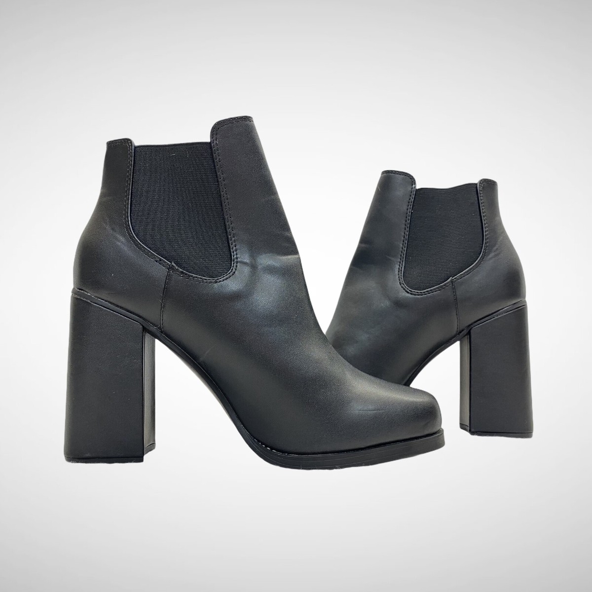 New look ladies black best sale boots
