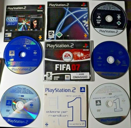 LOTTO DEMO PS2 ECCO DEFENDER REZ HEAD FIFA 07 NOVEMBRE videogames *M SONY