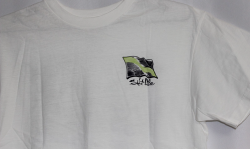 New Salt Life Diving Shark Tee White Youth Medium Shark Live Salty Saltlife - Picture 8 of 8