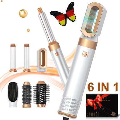 6 in 1 Haarstyler Lockenwickler Bürste Haartrockner Airwrap Curling Hair dryer