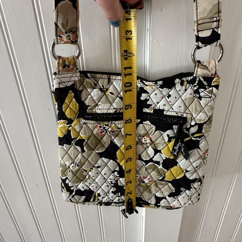 VERA BRADLEY Hipster DOGWOOD Crossbody Bag Purse Quilted Yellow - Picture 11 of 12