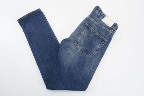 GANT Stick Boy Men's Jeans W30 L34 Blue Dark Blue Stone Used Straight Denim X65 - Picture 1 of 7