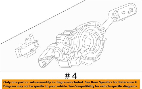 Column Switch Assembly With Lane Keep Assist Fits 19-23 ATLAS 4664965 - Picture 2 of 2
