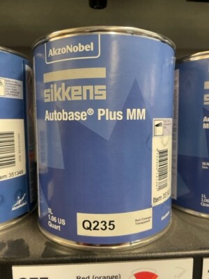 Akzo Nobel Q235 Sikkens Autobase Plus MM Toner Red (Orange) Transparent 1L