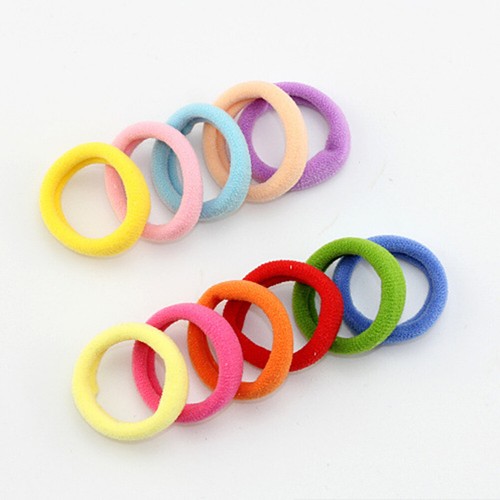 50pcs Women Girls Hair Band Ties Rope Ring Elastic Hairband Ponytail Holder Kid↕ - Picture 10 of 33