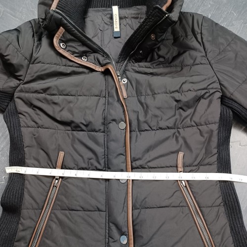Gimos Roxy Puffy Black Polyester Womans Coat Size 46 US Size 10 - Picture 23 of 23