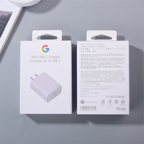 Original 30W USB-C Charger PD Fast Adapter Cable For Google Pixel 7 6 5 Pro 6A - Picture 2 of 18