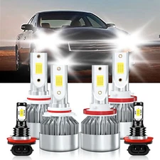 For Nissan Maxima 2009-2015 6x LED Headlight Hi Low Fog Light Bulbs Kit 6000K