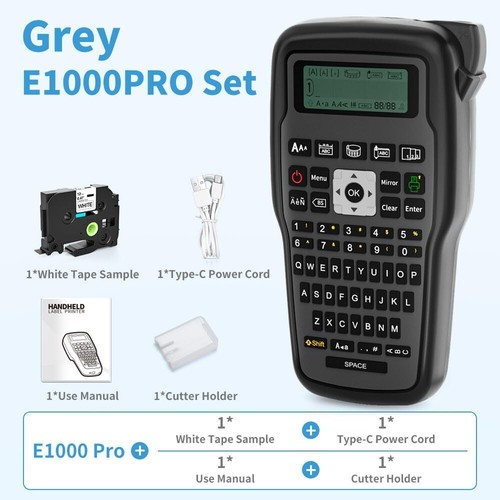 Industrial Label Maker Printer E1000 PRO Label Machine for P-Touch Tape TZe-231 - Picture 11 of 16
