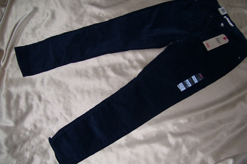 Levi's® Wns 311 Shaping Skinny Soft Cords 27W 30L Navy Blue~New With Tags!!!