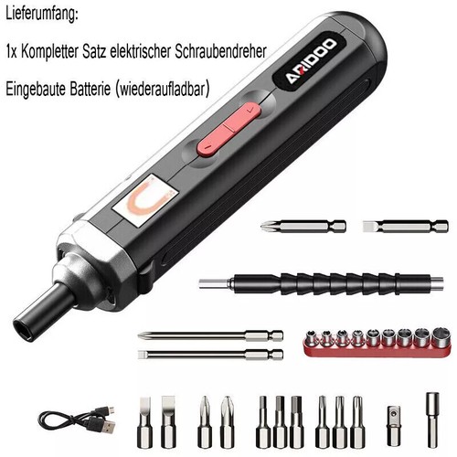 Mini Akkuschrauber Elektroschrauber Schraubendreher Satz USB wiederaufladbare - Bild 16 von 16