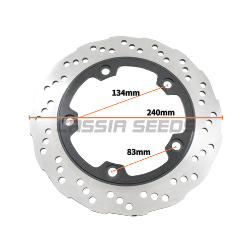 Motorcycle Rear Brake Disc for Suzuki GSX250R DL250 DR300 TR300 XCR300 - Picture 2 of 2