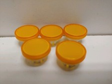 LOT OF (5) NEW OLD STOCK! EAO YELLOW PLASTIC LENSES 84-7111.400