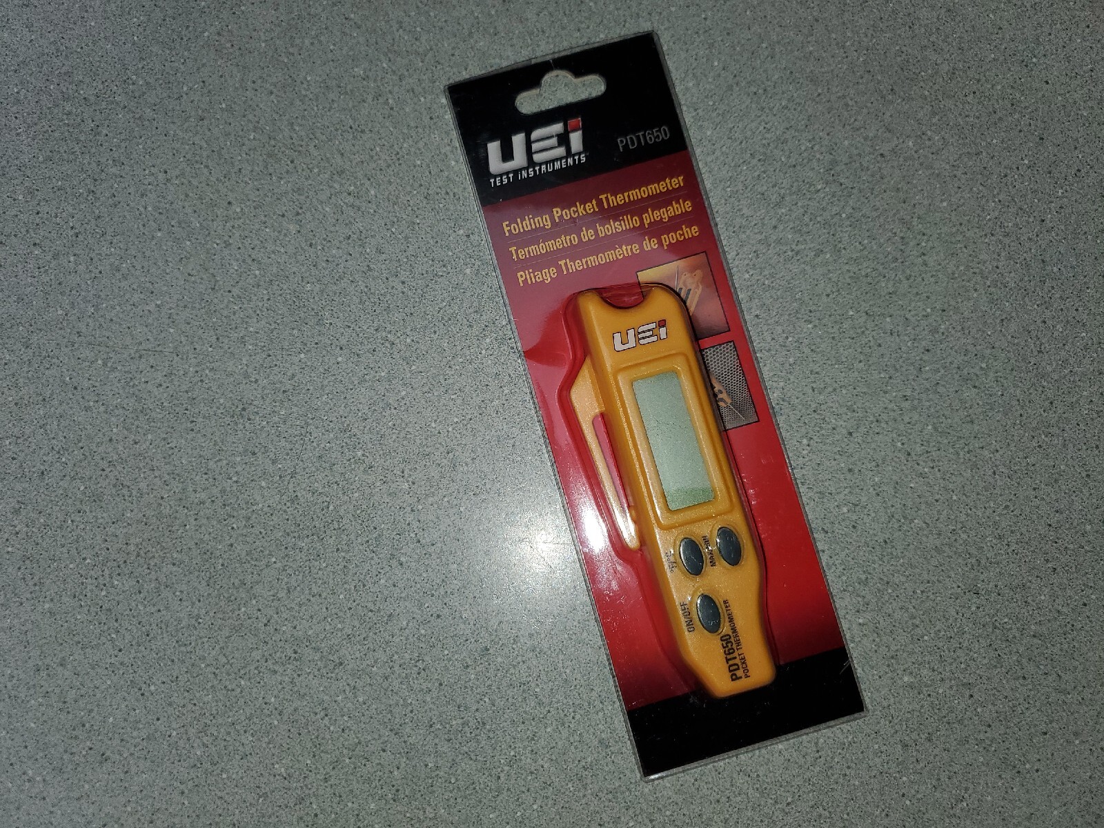UEi PDT650 Folding Pocket Thermometer with EasytoRead Display