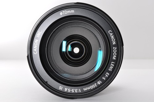 MINT Canon EF-S 18-200mm f/3.5-5.6 IS Zoom Lens w/caps From JAPAN #FI08 - Picture 6 of 17