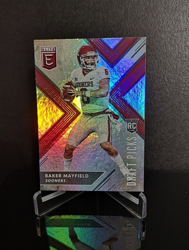 BAKER MAYFIELD RC 💥 2018 Panini Elite Draft Picks Variation Holo Insert SP #139