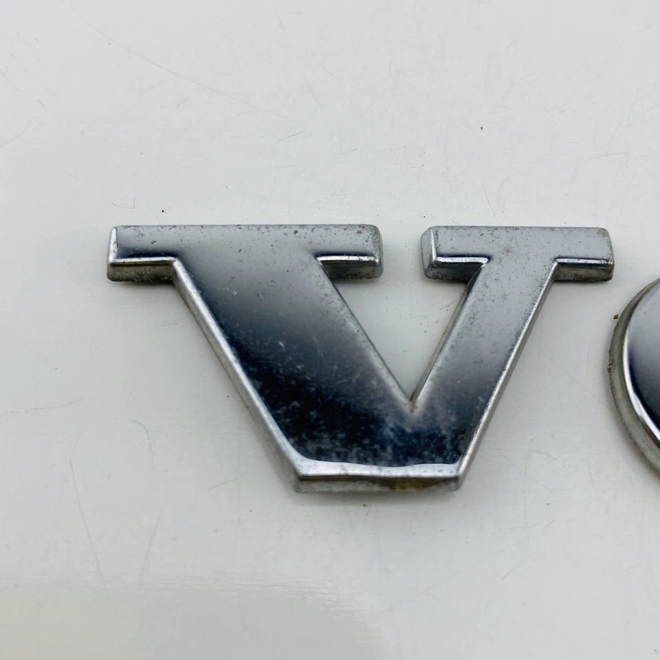 1997-2000 Volvo S70 Emblem Logo Letters Symbol Badge Trunk Rear Chrome OEM D21 - Image 4 of 4