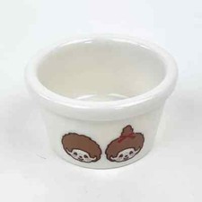 Monchhichi Ramekin/Cocotte S Brown "Checkered Series" Japan Limited Original