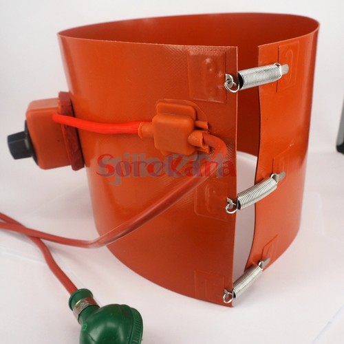 800W-3000W 110V/220V Silicon Band Drum Heater Blanket Oil Biodiesel Metal Barrel - Picture 37 of 68