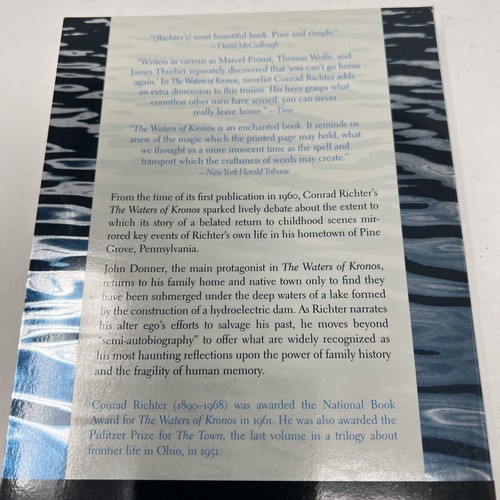 The Waters of Kronos by Conrad Richter (2002, Trade Paperback) Very Good Sftcvr - Picture 2 of 11