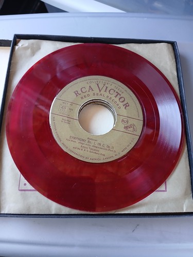 Toscanini Beethoven Symphonies No. 1 Record Box Set / 5 RCA Red Vinyl Classical - Picture 3 of 5