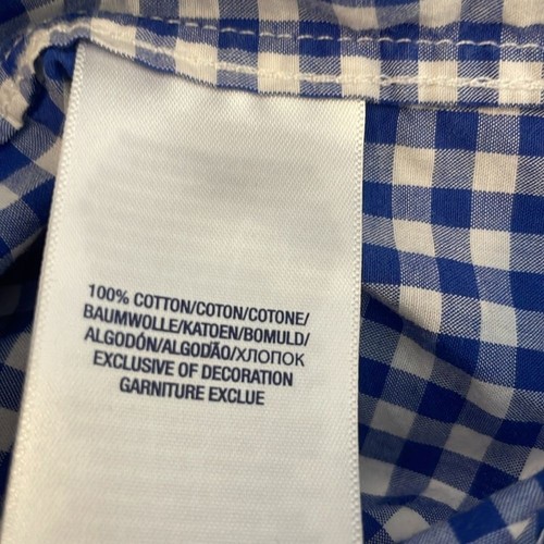 Ralph Lauren Polo Gingham Button Down Shirt size M (10-12) - Picture 6 of 8