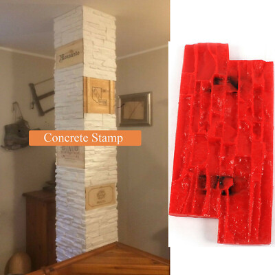 Concrete Stamp Mat Slate Seamless Texture Skin Slate Pattern Polyurethane Mold