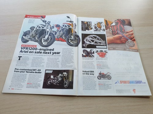 Ride Magazine September 2014 Ducati Multistrada 1200 MT-125 Yamaha MT-07 YZF-125 - Picture 4 of 6