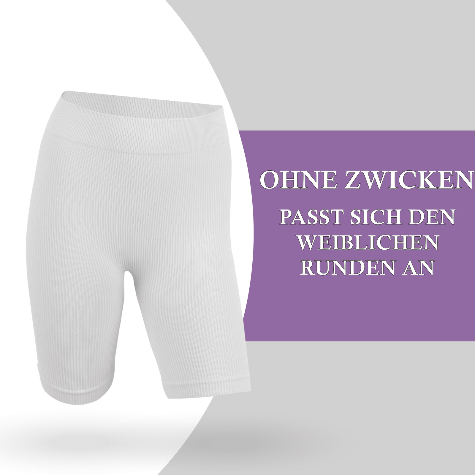 Miederpants Langbein Figurformende Miederhose Shapewear High Waist Stretch Slip