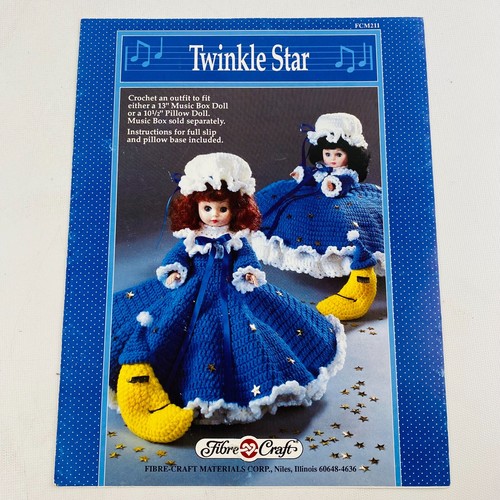 Fibre Craft Twinkle Star Pattern Book Music Box or Pillow Doll FCM211 - Picture 1 of 3