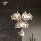 Modern LED Chandeliers Luxury Crystal Metal Pendant Lights Bedroom Living Room