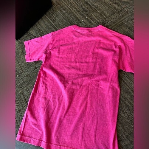 Austin, TX hot pink logo star novelty souvenir t shirt Womens size Small - Picture 4 of 4