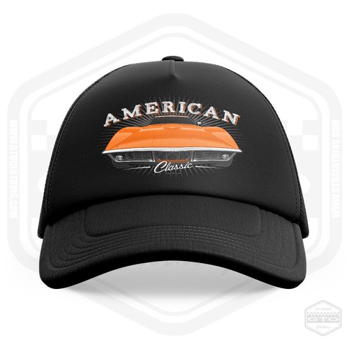 1968 Chevrolet Corvette American Muscle Car Trucker Cap - Picture 5 of 20