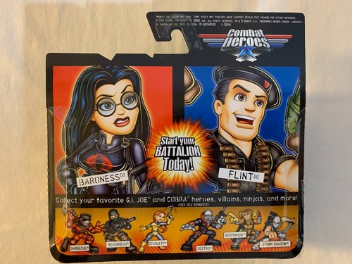 G.I. Joe Combat Heroes Baroness & Flint - Hasbro 2008 Series 1 - Picture 8 of 12