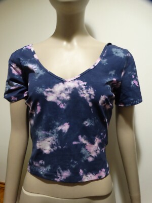 Lululemon align tee,Tie Dye Mineral Blue CZBM, MSRP $78 Sz  8   New With Tag
