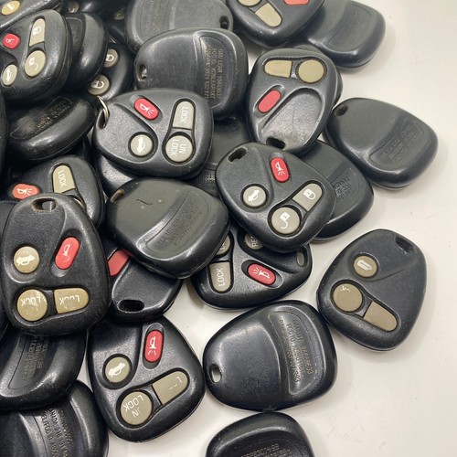 Lot x 111 GM GMC CHEVROLET Key Fob Remote Keyless FOR PARTS Bulk Locksmith lot - Picture 6 of 7