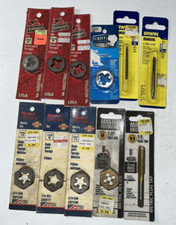 Tap Die Set Mixed Lot 11 Pc Irwin Century Vermont American Master Mechanic