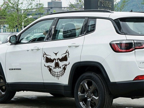 Skull Hood Decal Large 22" Graphic Sticker for Truck Jeep Car Trailer Boat Vinyl - Picture 5 of 24